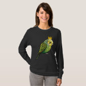 Budgie Bird Parakeet For Budgerigar Owner T-shirt (Voorkant volledig)