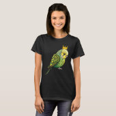 Budgie Bird Parakeet For Budgerigar Owner T-shirt (Voorkant volledig)