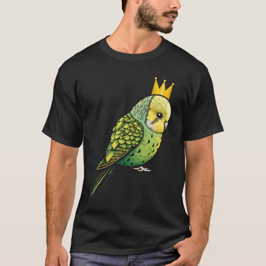 Budgie Bird Parakeet For Budgerigar Owner T-shirt (Voorkant)