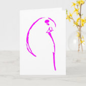 Budgie Birthday Card Kaart (Gele Bloem)