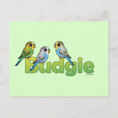 BUDGIE BRIEFKAART (Voorkant)