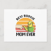 budgie briefkaart (Voorkant)