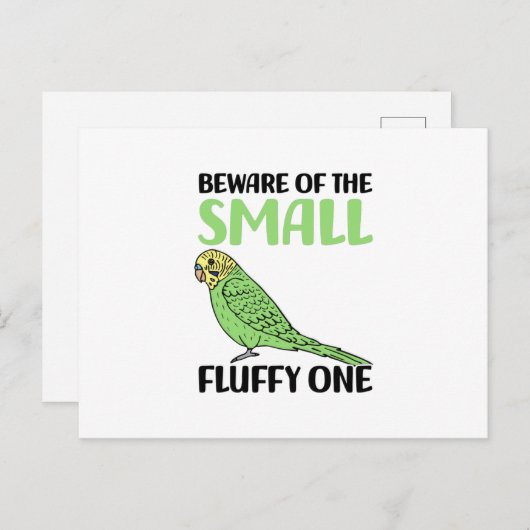 budgie briefkaart (Voorkant / Achterkant)