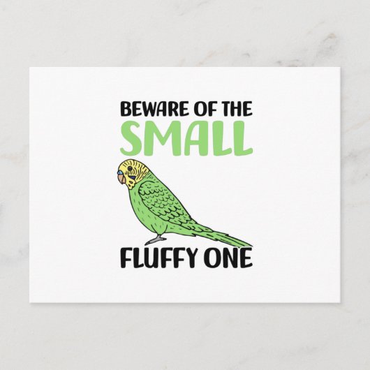 budgie briefkaart (Voorkant)