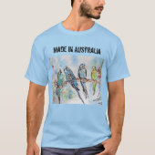 Budgie Budgerigar Bird in Australia T Shirt (Voorkant)