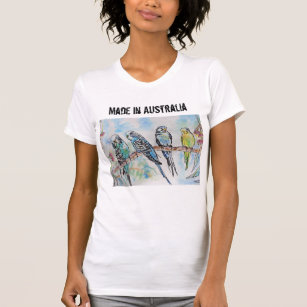Budgie Budgerigar Bird in Australia T Shirt