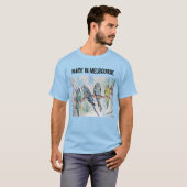 Budgie Budgerigar Bird in Melbourne T Shirt (Voorkant volledig)