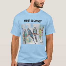 Budgie Budgerigar Bird in Sydney T Shirt