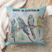 Budgie Budgerigar Bird Made In Australia T Shirt Kussen (Deken)