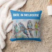 Budgie Budgerigar Bird Made In Melbourne Birds Kussen (Deken)