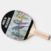 Budgie Budgerigar Bird Made In Melbourne Birds Tafeltennisbatje (Zijkant)
