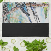 Budgie Budgerigar Bird Made In Melbourne Birds Theedoek (Gevouwen)