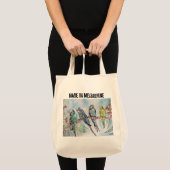 Budgie Budgerigar Bird Made In Melbourne Birds Tote Bag (Voorkant (product))