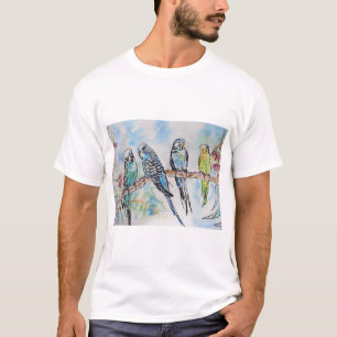 Budgie Budgerigar Birds Bird Wildlife T Shirt