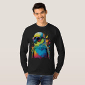 Budgie Budgerigar Parakeet Bird  4 T-shirt (Voorkant volledig)