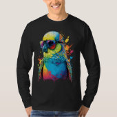 Budgie Budgerigar Parakeet Bird  4 T-shirt (Voorkant)
