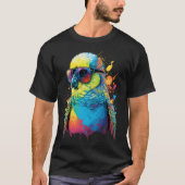 Budgie Budgerigar Parakeet Bird  4 T-shirt (Voorkant)