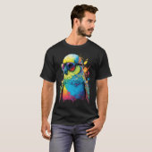 Budgie Budgerigar Parakeet Bird  4 T-shirt (Voorkant volledig)