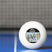 Budgie Budgerigar Vogel Gemaakt In Melbourne Vogel Pingpongbal (Net)