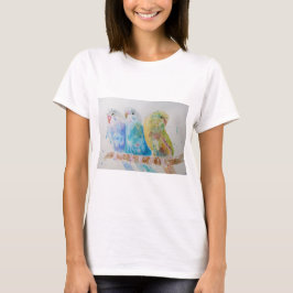 Budgie Budgerigar Vogelvogels Wildlife T Shirt