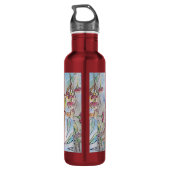 Budgie Budgies Bird Waterverf Schilderij Bird Waterfles (Achterkant)