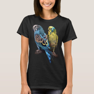 Budgie Budgies Budgerigar Parkiet Vogels Birdwatch T-shirt