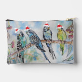 Budgie Budgies Vogel Vogels Kerstmuts Jongens Naam Etui (Achterkant)
