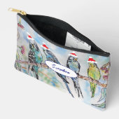 Budgie Budgies Vogel Vogels Kerstmuts Jongens Naam Etui (Open)