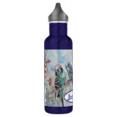 Budgie Budgies Vogel Waterverf Schilderij Vogel Ma Waterfles (Links)