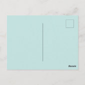 Budgie Budgies Waterverf Painting Bird Card Briefkaart (Achterkant)