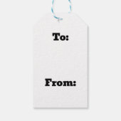 Budgie Cadeaulabel (Achterkant)