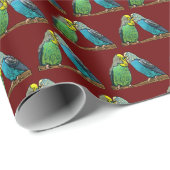 Budgie Cadeaupapier (Rol Hoek)