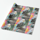 Budgie Cadeaupapier (Uitgerold)