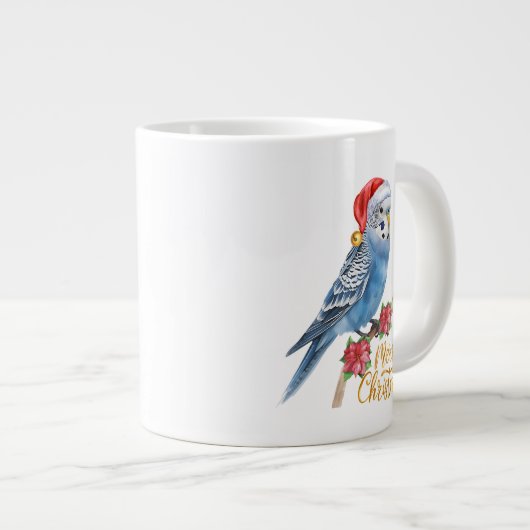 Budgie Christmas Grote Koffiekop (Voorkant rechts)
