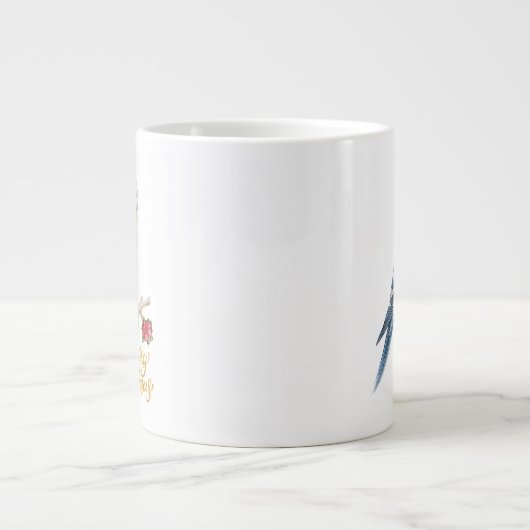 Budgie Christmas Grote Koffiekop (Voorkant)