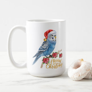 Budgie Christmas Koffiemok