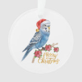 Budgie Christmas Ornament (voorkant)