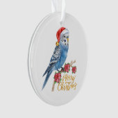 Budgie Christmas Ornament (voorkant)