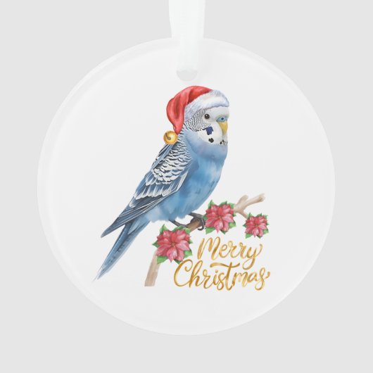 Budgie Christmas Ornament (achterkant)