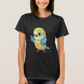 Budgie Dabbing Budgerigar Parakeet Bird Dab Dance  T-shirt (Voorkant)