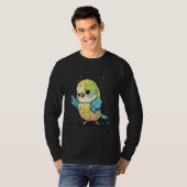 Budgie Dabbing Budgerigar Parakeet Bird Dab Dance  T-shirt (Voorkant volledig)
