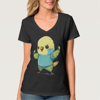 Budgie Dabbing Budgerigar Parakeet Bird Dab Dance T-shirt