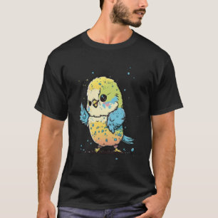 Budgie Dabbing Budgerigar Parkiet Vogel Dans T-shirt