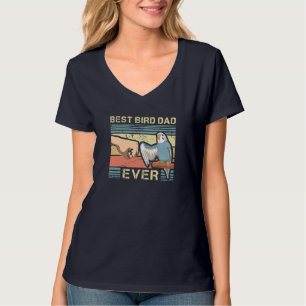 Budgie Dad Bird Lover Father Animal Enthusiast Bir T-shirt