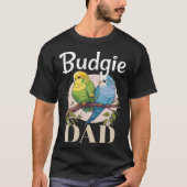 Budgie Dad Budgerigar Paraket Vogel Pullover Hoodi (Voorkant)