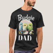 Budgie Dad Budgerigar Paraket Vogel Pullover Hoodi (Voorkant)