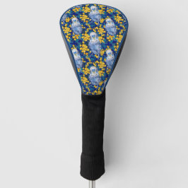 Budgie en Wattle Pattern Golfheadcover