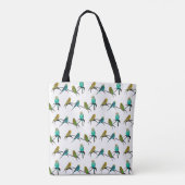 Budgie Frenzy All Over Print Bag Tote Bag (Achterkant)