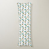 Budgie Frenzy Body Kussen (kies kleur) (Voorkant Verticaal)