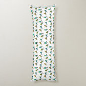 Budgie Frenzy Body Kussen (kies kleur) (Achterkant (Verticaal))